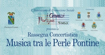 Banner progetto "Musica tra le perle pontine"